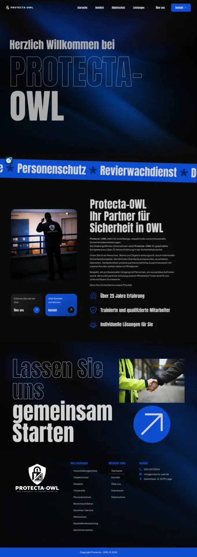 Website-Referenz: Protecta-OWL