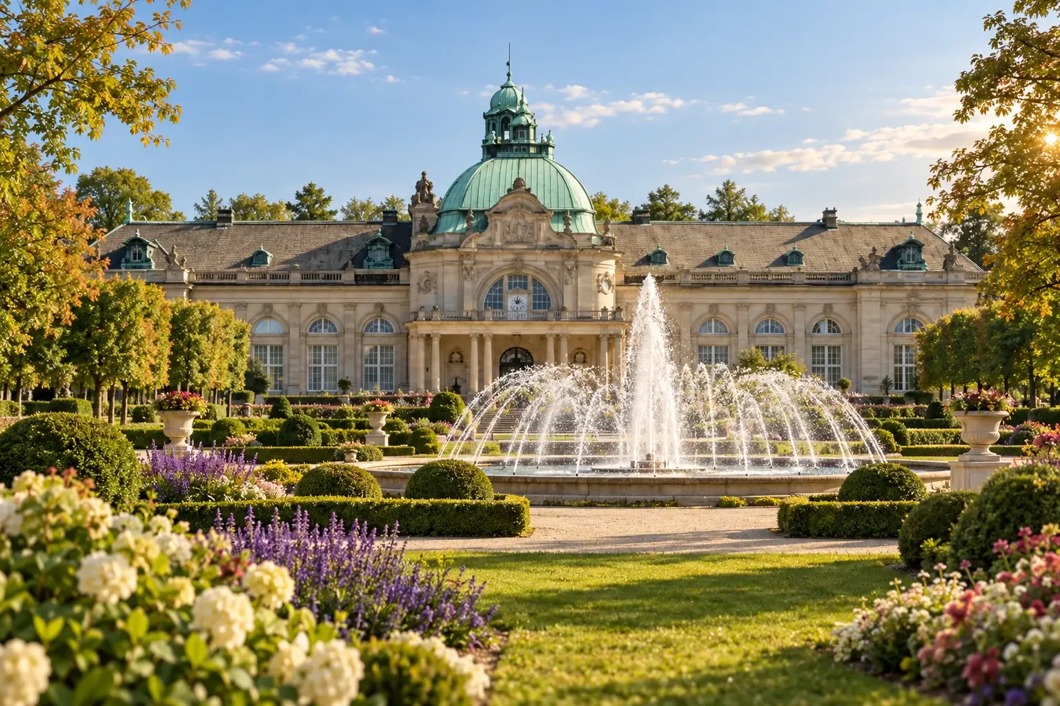 Kaiserpalais im Kurpark von Bad Oeynhausen – KI-generiertes Motiv