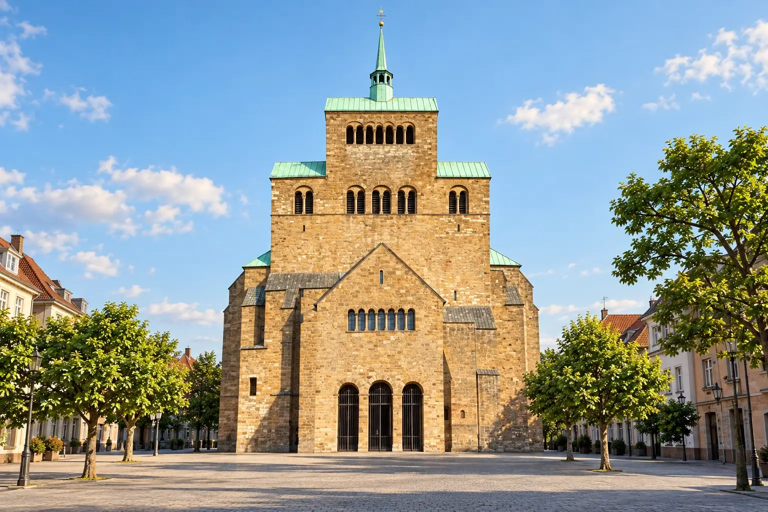 Mindener Dom – KI-generiertes Stadtmotiv