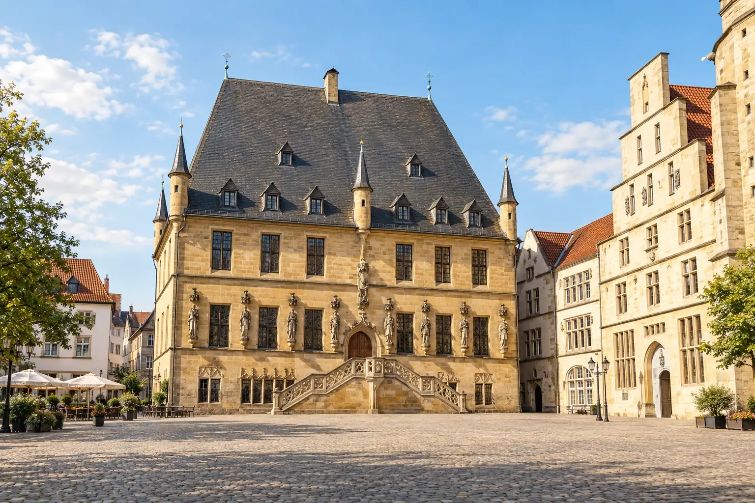 Historisches Rathaus – KI-generiertes Motiv